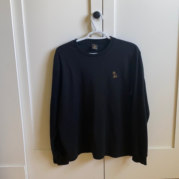 OVO BLACK LONG SLEEVE SHIRT - Picture 1 of 4